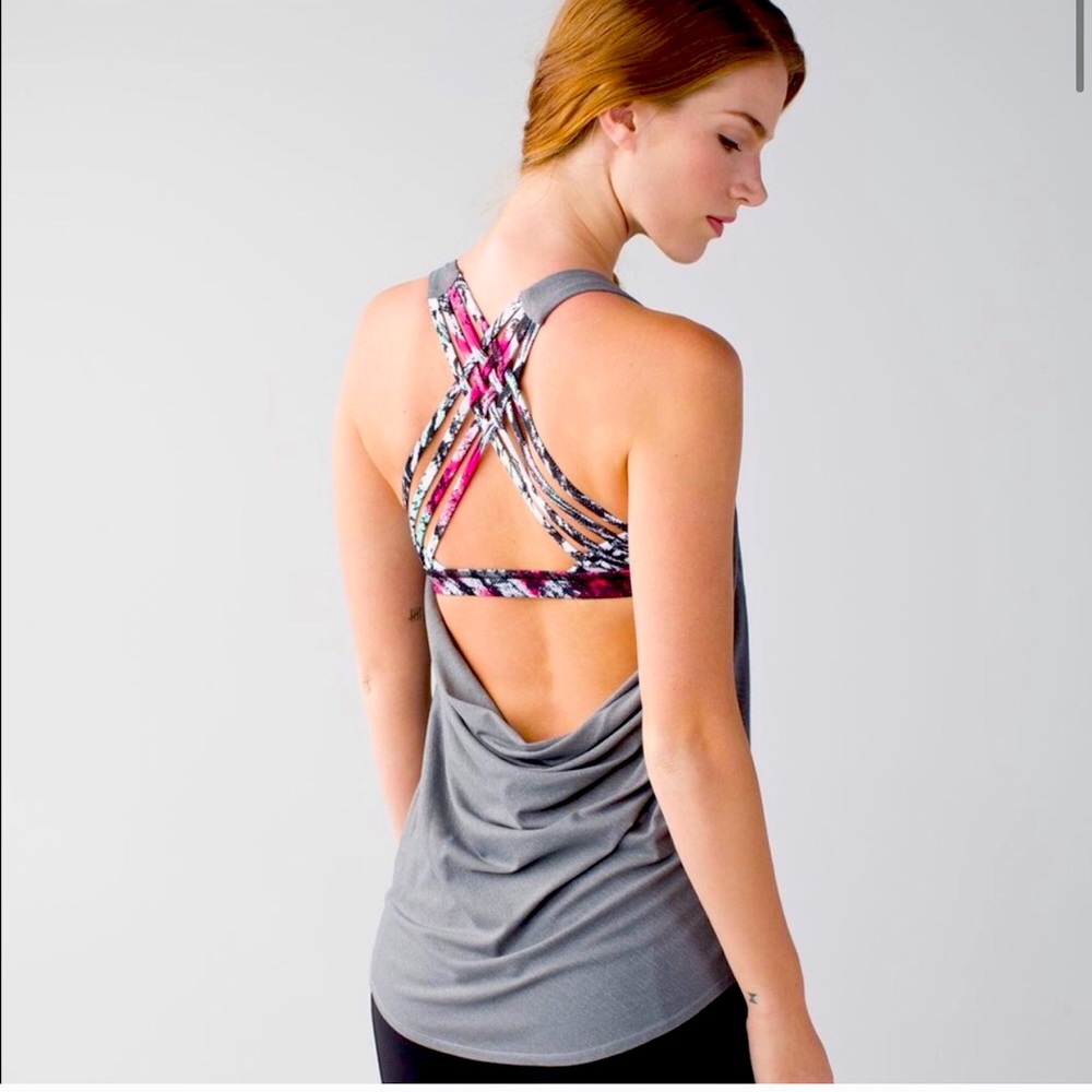 Lululemon Wild Tank 6 Heathered Slate